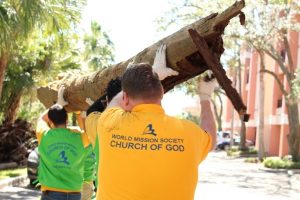 world mission society church of god, wmscog, church of god, church of god in florida, church of god in tampa, tampa, florida, yellow shirt volunteers, harbour island, environmental protection, environmental cleanup