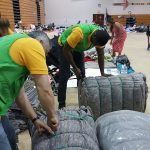 world mission society church of god, church of god, wmscog, church of god in volunteer, disaster relief, yellow shirts, volunteers, hurricane matthew